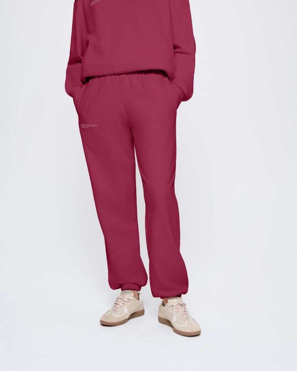 Pangaia Milkyway Maroon 365 Midweight Jogger Track Pants Women's Size Small